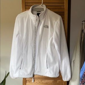 White north face jacket